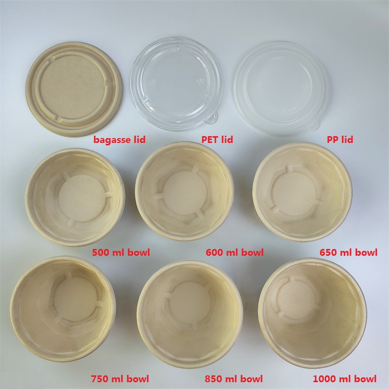 Μπολ φαγητού από Bagasse Take Away